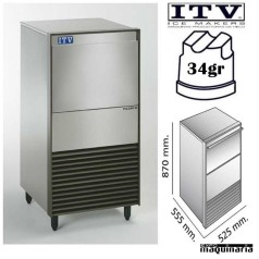 MAQUINA DE HIELO ITV PULSAR45 CUBITO 34G