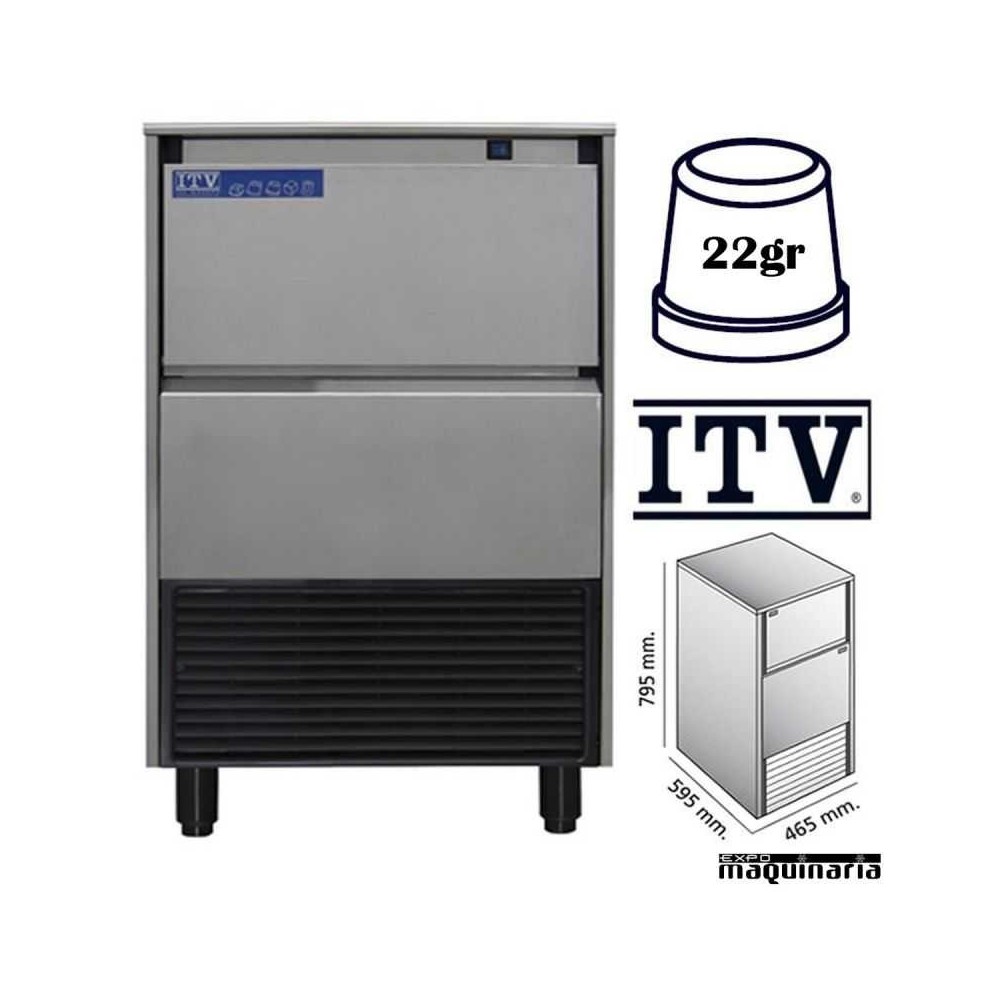 Maquina de Hielo ITV GALA NG35 cubito 22g Maquina de Hielo ITV GALA NG35 cubito 22g